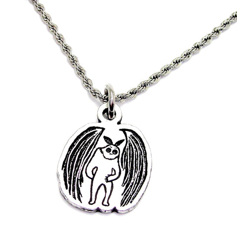 Mothman Single Charm Necklace