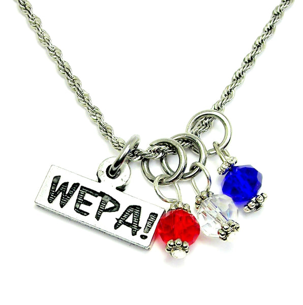 WEPA Puerto Rico  20" Rope Necklace Puerto Rican