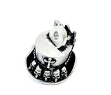 Baron Samedi top hat Voodoo  Single Charm Necklace