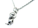 Alien grey man  UFO  Single Charm Necklace