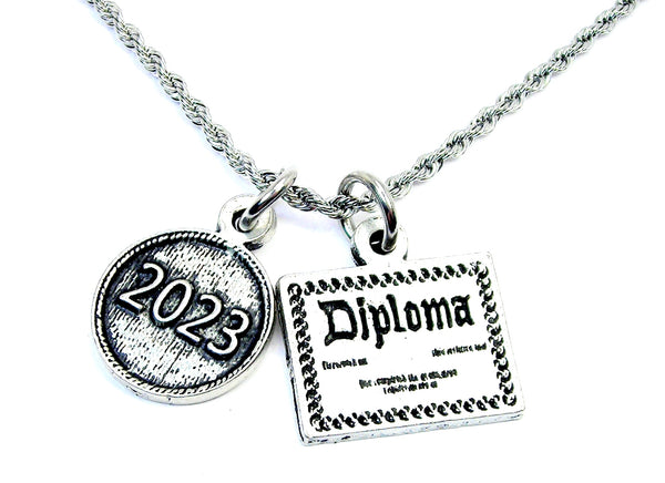 Diploma 2023 20" Chain Necklace Graduation