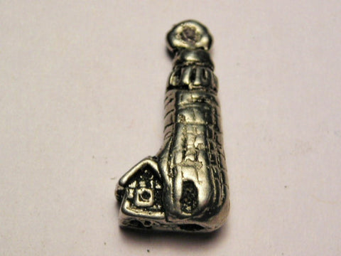 Lighthouse Style 2 Genuine American Pewter Charm