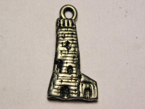 Lighthouse Style 3 Genuine American Pewter Charm