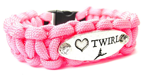 Love Twirl 550 Military Spec Paracord Bracelet