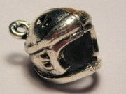 Motorcycle Helmet Genuine American Pewter Charm