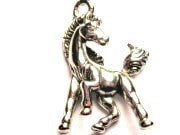 Mustang Horse Genuine American Pewter Charm