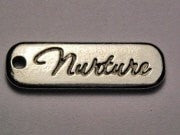 Nurture Genuine American Pewter Charm