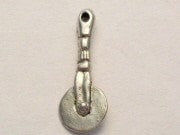 Pizza Cutter Genuine American Pewter Charm