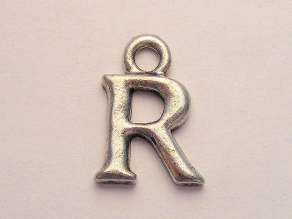 Initial R Genuine American Pewter Charm