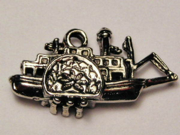 Riverboat Genuine American Pewter Charm