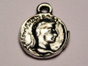 Roman Coin Genuine American Pewter Charm