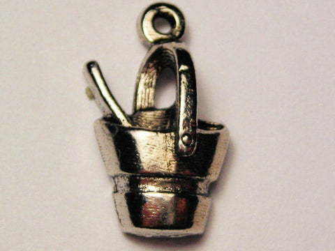 Sand Pail Genuine American Pewter Charm