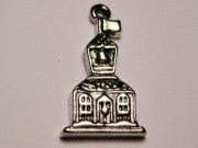 School Genuine American Pewter Charm