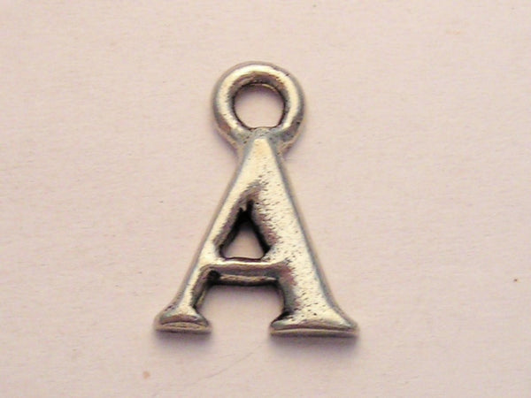 Initial A Genuine American Pewter Charm