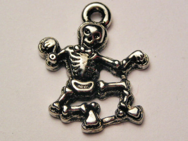 Skeleton Clicking Heels Genuine American Pewter Charm