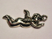 Sleeping Baby Angel Genuine American Pewter Charm