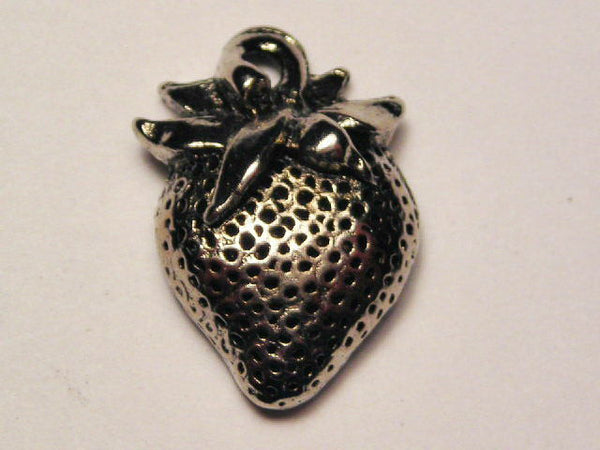 Strawberry Genuine American Pewter Charm