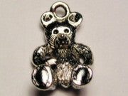 Teddy Bear Genuine American Pewter Charm