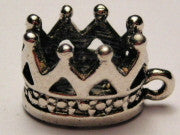 The Kings Crown Genuine American Pewter Charm