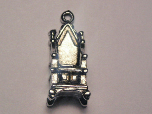 Throne Genuine American Pewter Charm