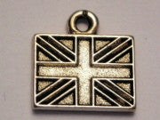 UK Flag Genuine American Pewter Charm