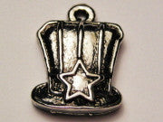 Uncle Sam 4Th Of July Hat Genuine American Pewter Charm