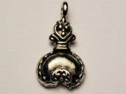 Victorian Style Perfume Genuine American Pewter Charm