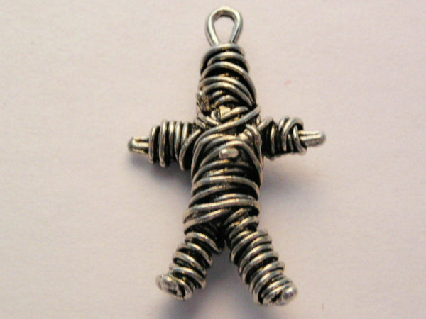 Voodoo Doll Genuine American Pewter Charm