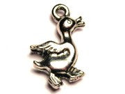 Walking Ducky Genuine American Pewter Charm