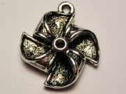 Pinwheel Genuine American Pewter Charm