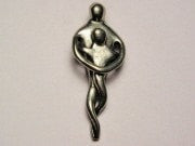 Mother And Child Genuine American Pewter Charm