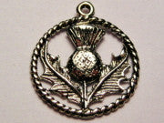 Scottish Thistle Genuine American Pewter Charm