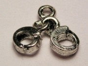 Handcuffs Genuine American Pewter Charm