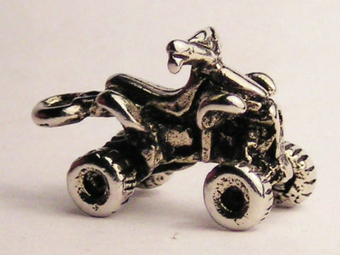 Four Wheel ATV Genuine American Pewter Charm