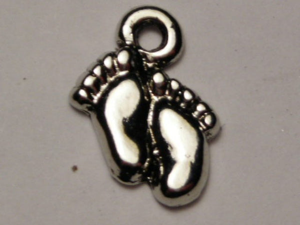 Little Baby Feet Genuine American Pewter Charm