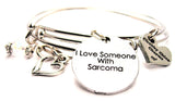 sarcoma bracelet, sarcoma awareness jewelry, awareness jewelry, awareness ribbon jewelry