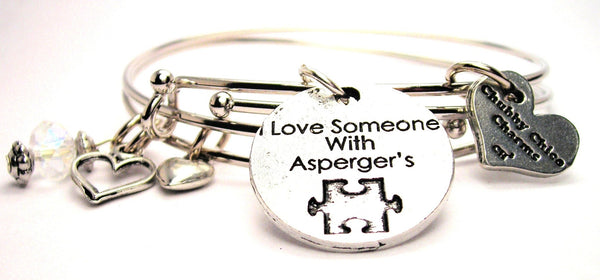 Aspergers bracelet, Aspergers jewelry, autism awareness jewelry, autism mom jewelry