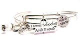 home schooling bracelet, home school bracelet, homeschooling jewelry, pride bracelet, school bracelet