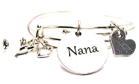 nana bracelet, nana jewelry, grandmother bracelet, grandmother jewelry, grandma bracelet