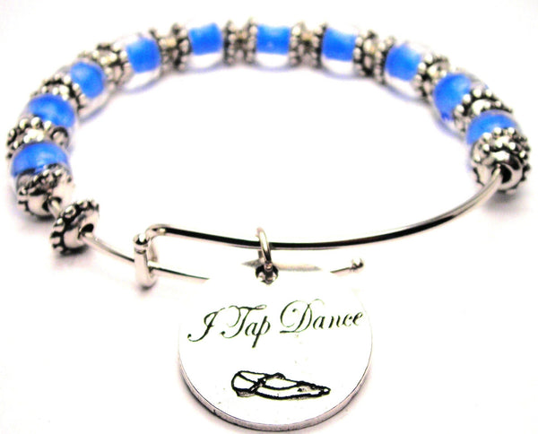 tap dance bracelet, tap dance jewelry, dance jewelry, dance braclet, dance bangles, I love tap dancing