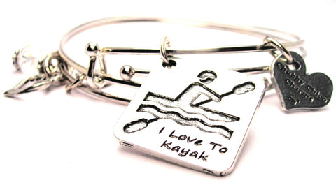 kayaking bracelet, kayaking jewelry, sports bracelet, outdoor enthusiast jewelry