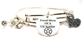 military mom bracelet, military mom jewelry, military bangles, mom bracelet, mom jewelry