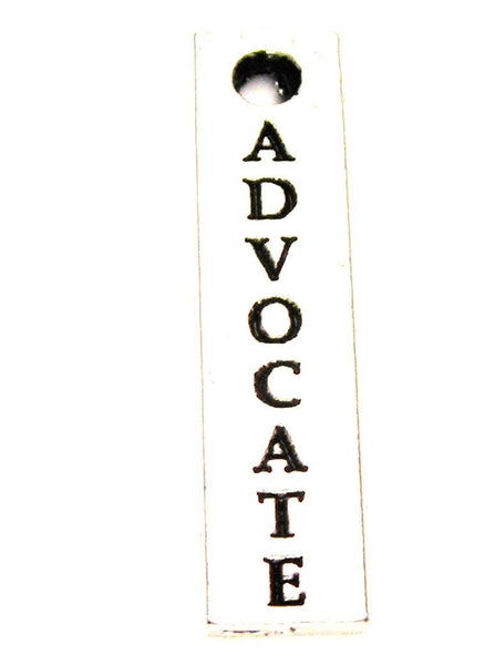 Advocate Genuine American Pewter Charm