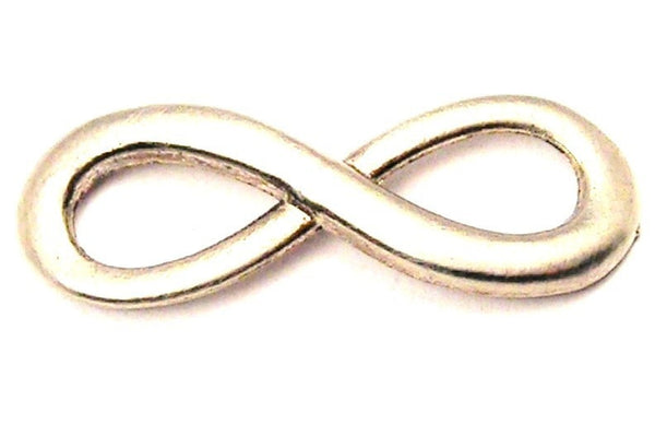 Infinity Symbol Charm Genuine American Pewter Charm