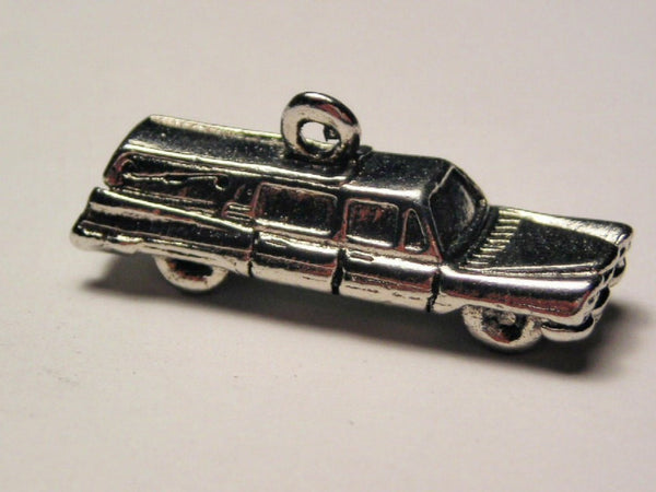 Hearse Genuine American Pewter Charm