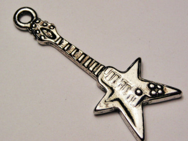 Star Guitar Genuine American Pewter Charm