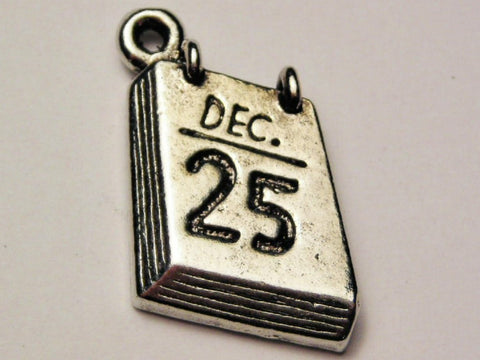 December 25Th Genuine American Pewter Charm