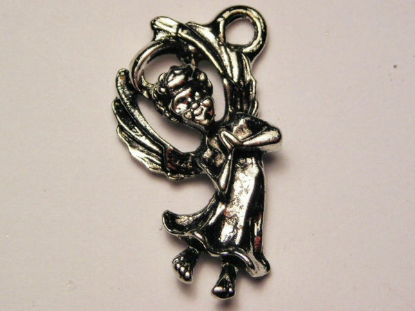 Happiness Angel Genuine American Pewter Charm