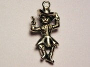 Cowgirl Genuine American Pewter Charm