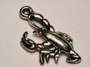 Crayfish Genuine American Pewter Charm